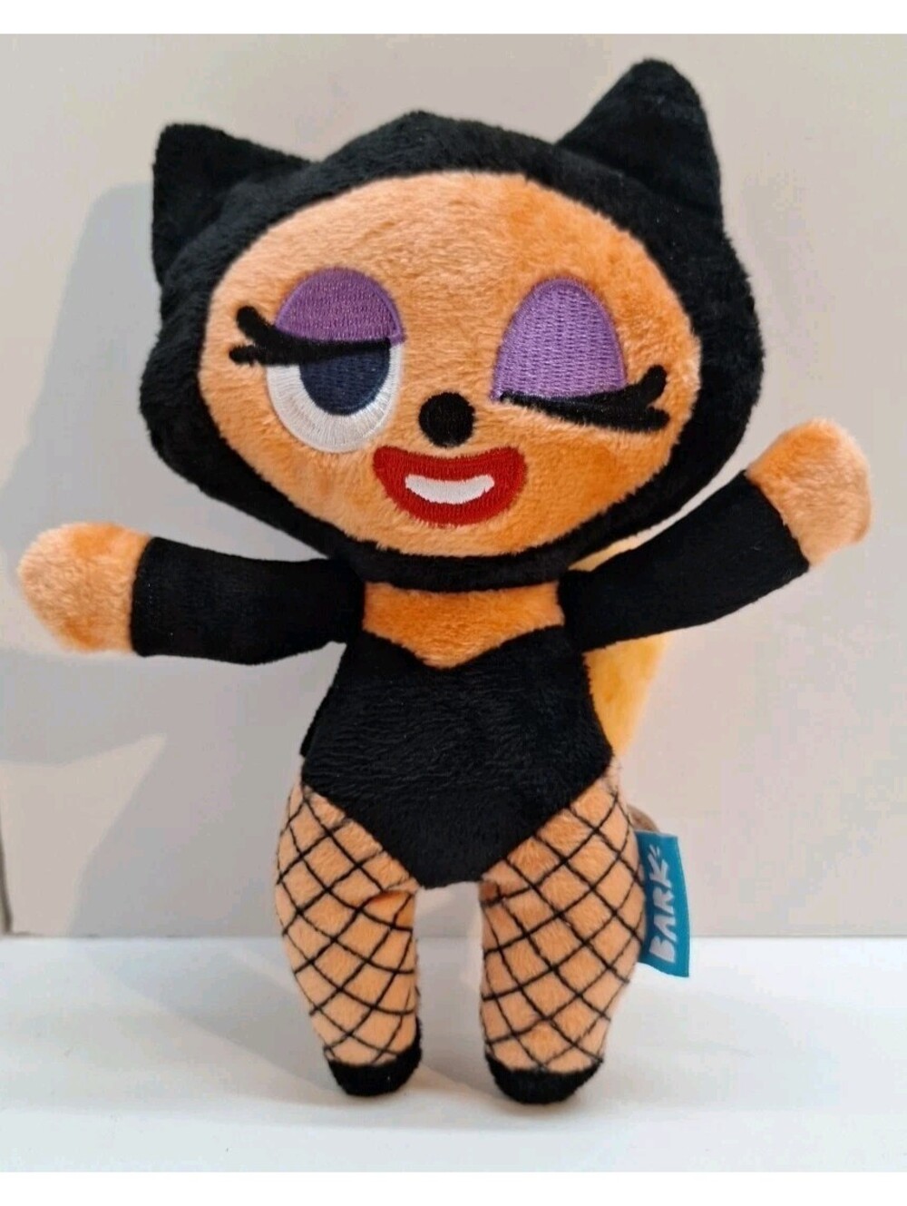 Bark Catsuit Kitten Cat Howl-O-Ween Dog Toy Halloween Barkbox Medium
